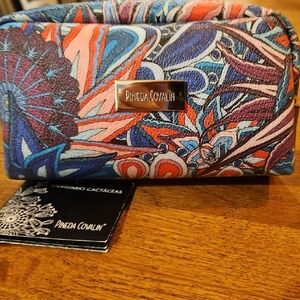 Multicolor Patterned Cosmetic Bag